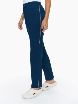 Spodnie Medyczne Torino Deep Sea w kolorze niebieskim morskim