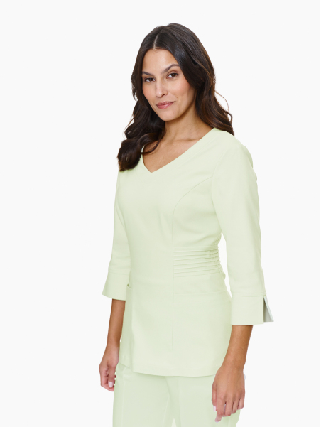 Roma medical Scrub Top Citrus Green