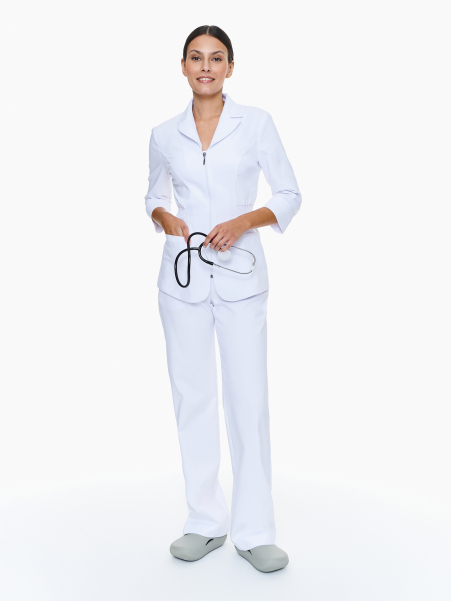 Napoli Medical Jacket Classic White