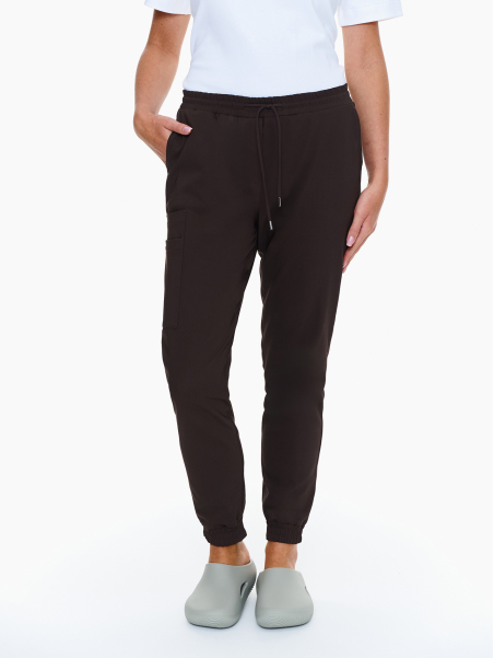 Verona medical Joggers Chocolate in brown color