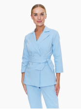 Como Medical Jacket Uniform Baby Blue