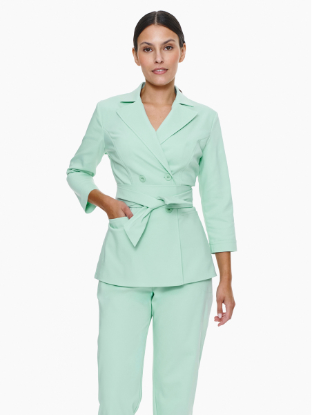 Como Medical Jacket Fresh Mint Uniform in green color