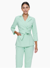 Como Medical Jacket Fresh Mint Uniform in green color