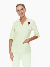 Bluza medyczna Imperia Citrus Green w kolorze jasnozielonym