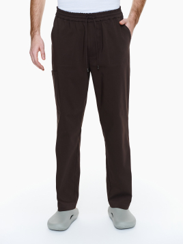 Pesaro Medical Trousers Chocolate in brown color