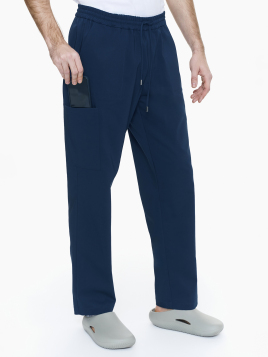 Pesaro Medical Trousers Deep See in blue color