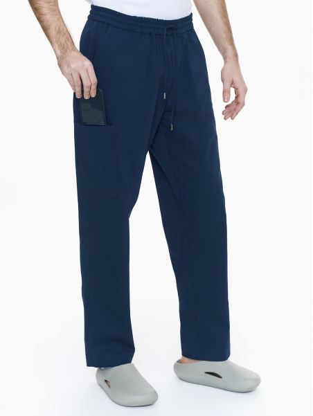 Pesaro Medical Trousers Deep See in blue color