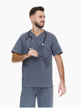 Bluza medyczna Modena Morning Gray w kolorze szarym