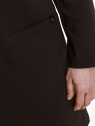 Bergamo Medical Coat Chocolate in brown color