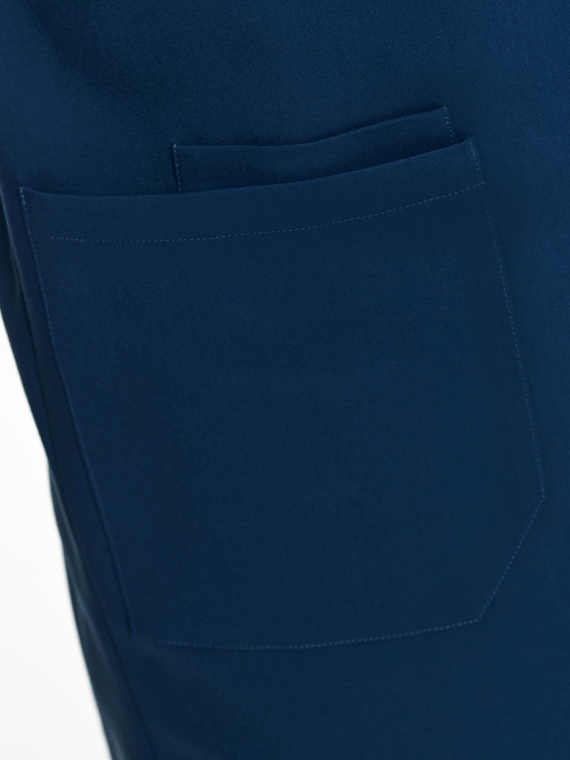 Bergamo Medical Coat Deep See in blue color
