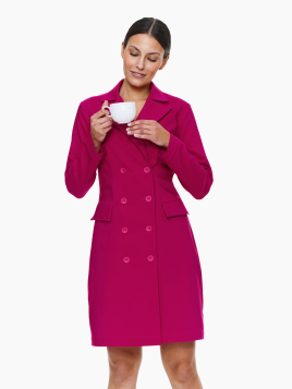 Medical Amalfi Dress Fuchsia Elegance in amaranth color