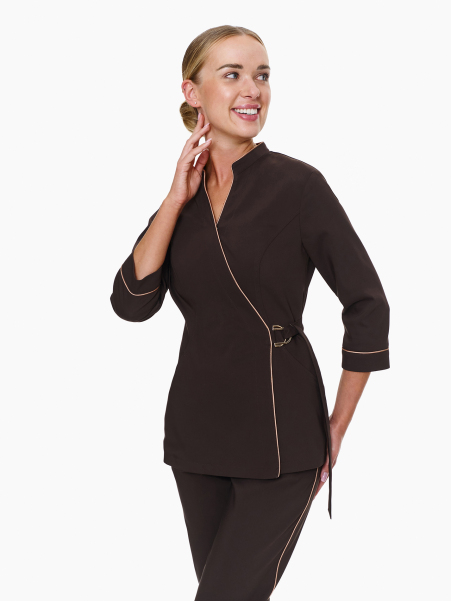 Milano Jacket Chocolate in brown color
