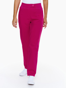 Spodnie medyczne Bari Fuchsia Elegance w kolorze amarantowym