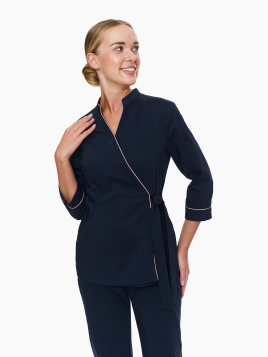 Żakiet Medyczny Avola Midnight Blue i spodnie medyczne Torino Midnight Blue w kolorze granatowym