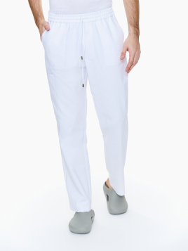 Spodnie Medyczne Pesaro Classic White w kolorze białym