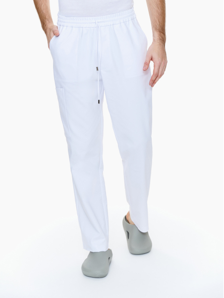 Pesaro Medical Trousers Classic White