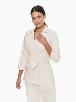 Żakiet Medyczny Como Uniform Light Beige w kolorze beżowym