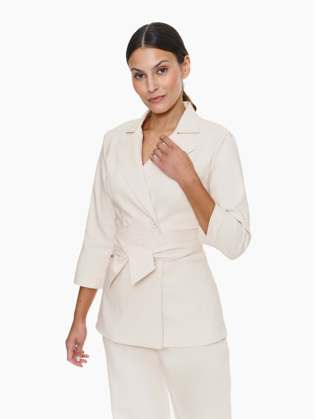 Como Medical Jacket Uniform Light Beige