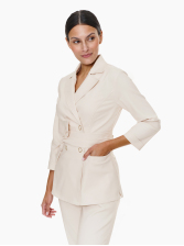 Żakiet Medyczny Lucca Light Beige w kolorze beżowym