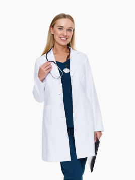 Siracusa Medical Coat Classic White