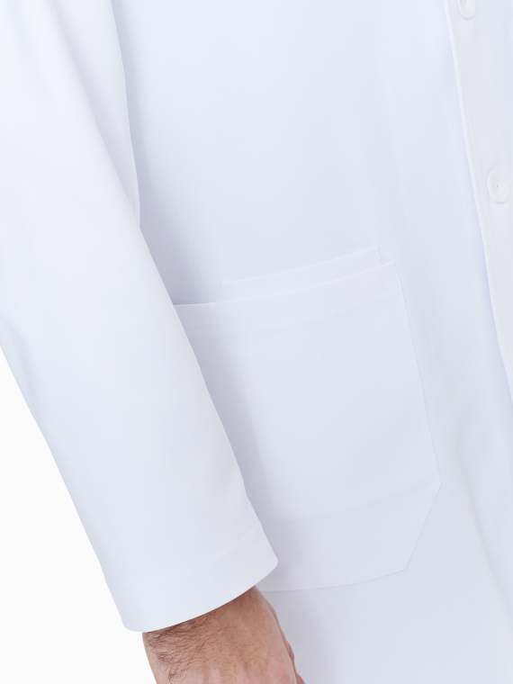 Bergamo Medical Coat Classic White