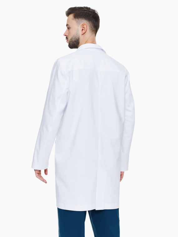 Bergamo Medical Coat Classic White