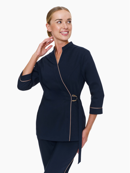 Milano Jacket Midnight Blue in dark blue color